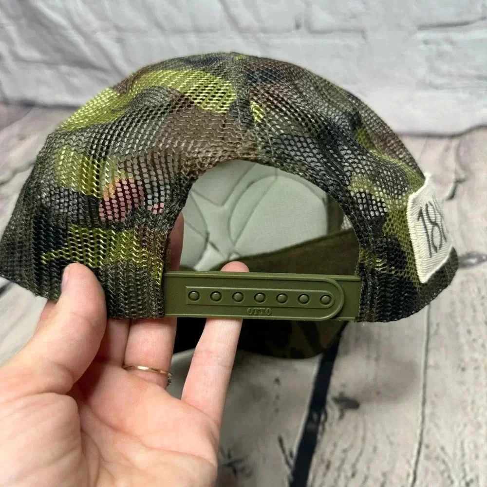 OTTO Florida Patch Green Trucker Hat Adjustable SnapBack - Picture 3 of 4